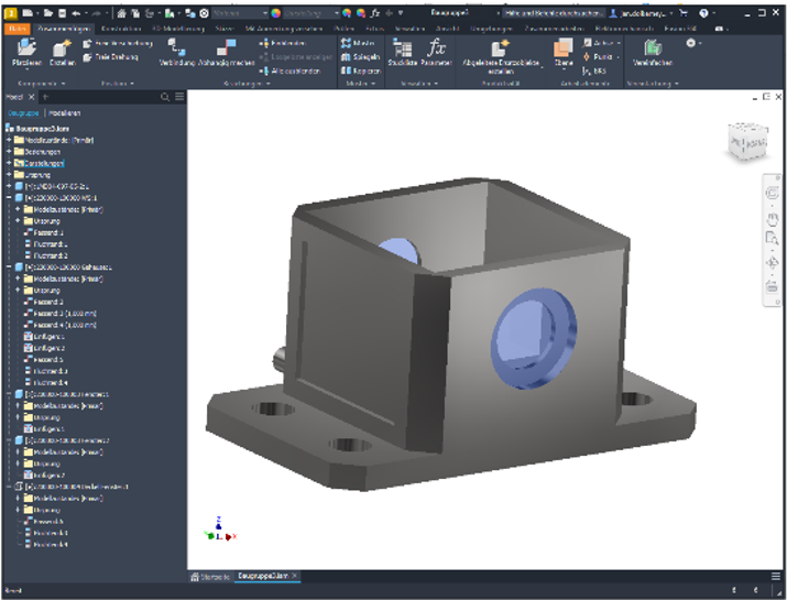 PHOTONICSPART_CAD Construction and simulation